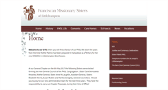 Desktop Screenshot of franciscan.co.uk