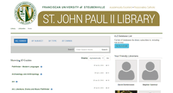 Desktop Screenshot of libguides.franciscan.edu